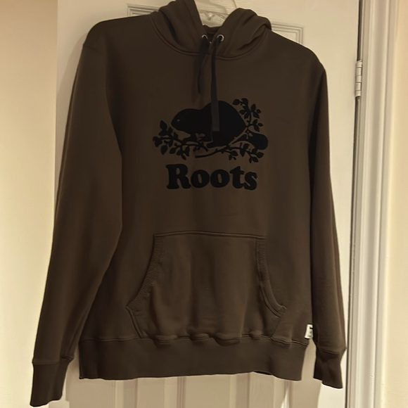 Brown hoodie by Roots - Picture 1 of 3